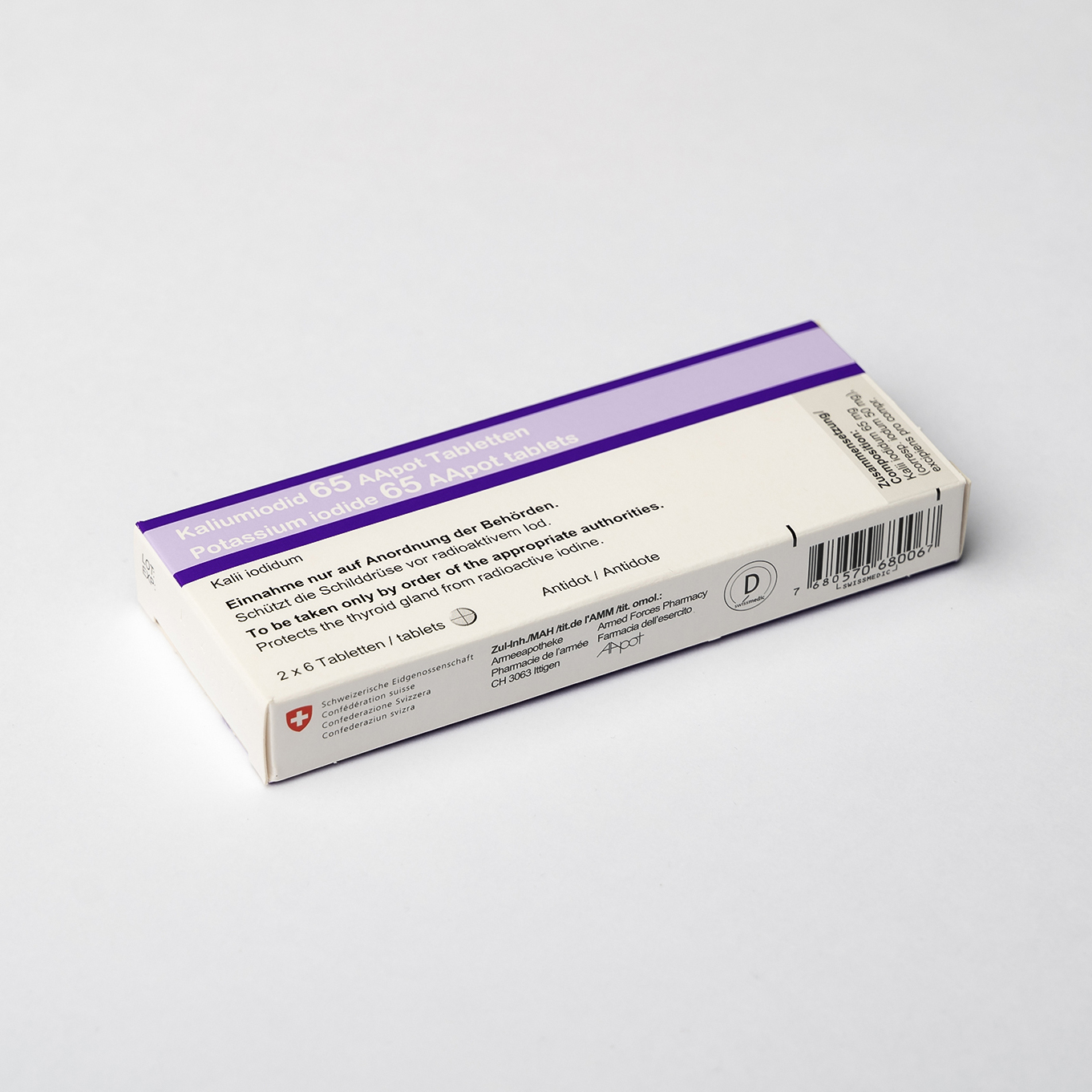 Potassium iodide tablets