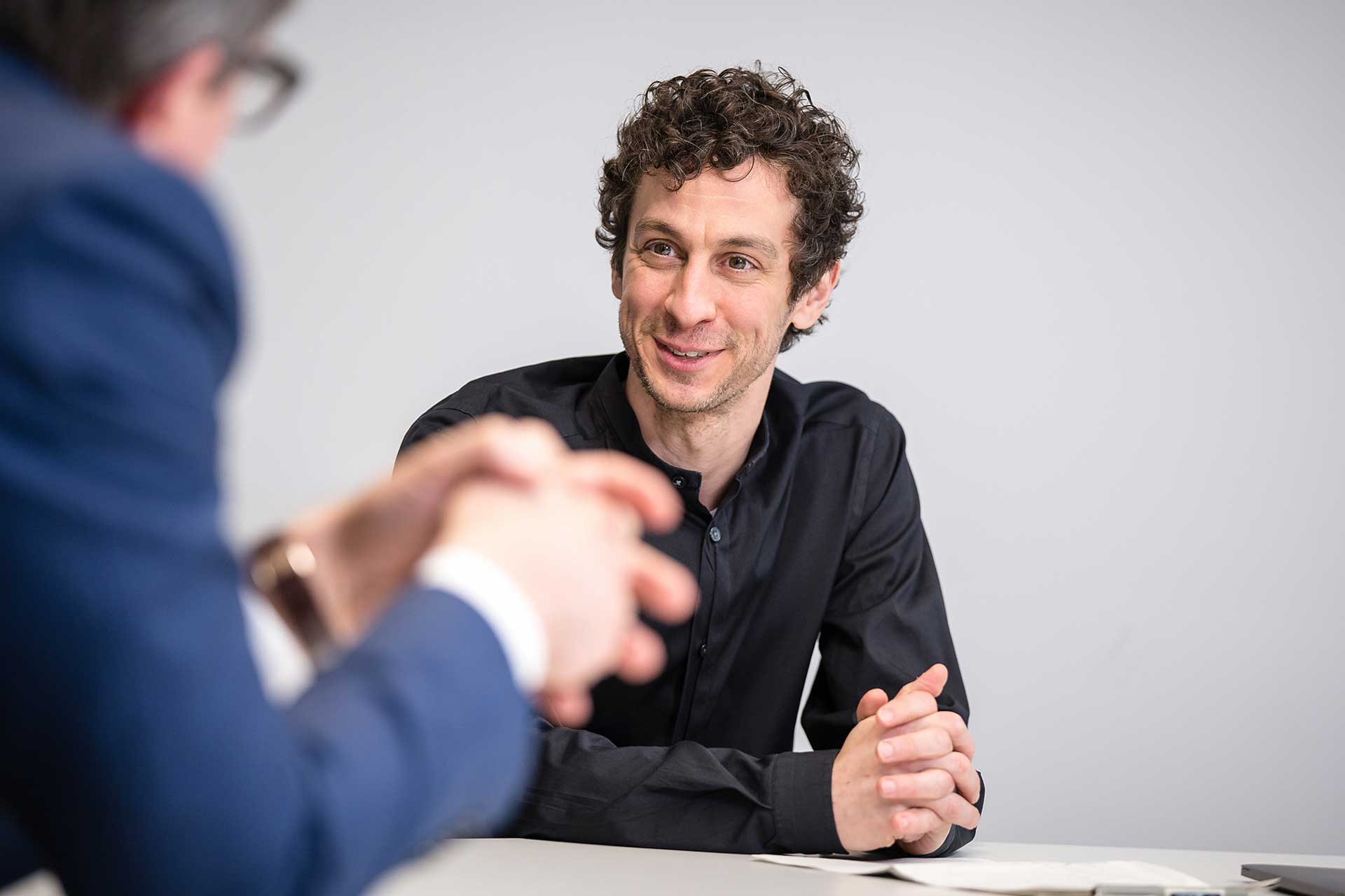 Raimund Bruhin et futurologue Joël Cachelin