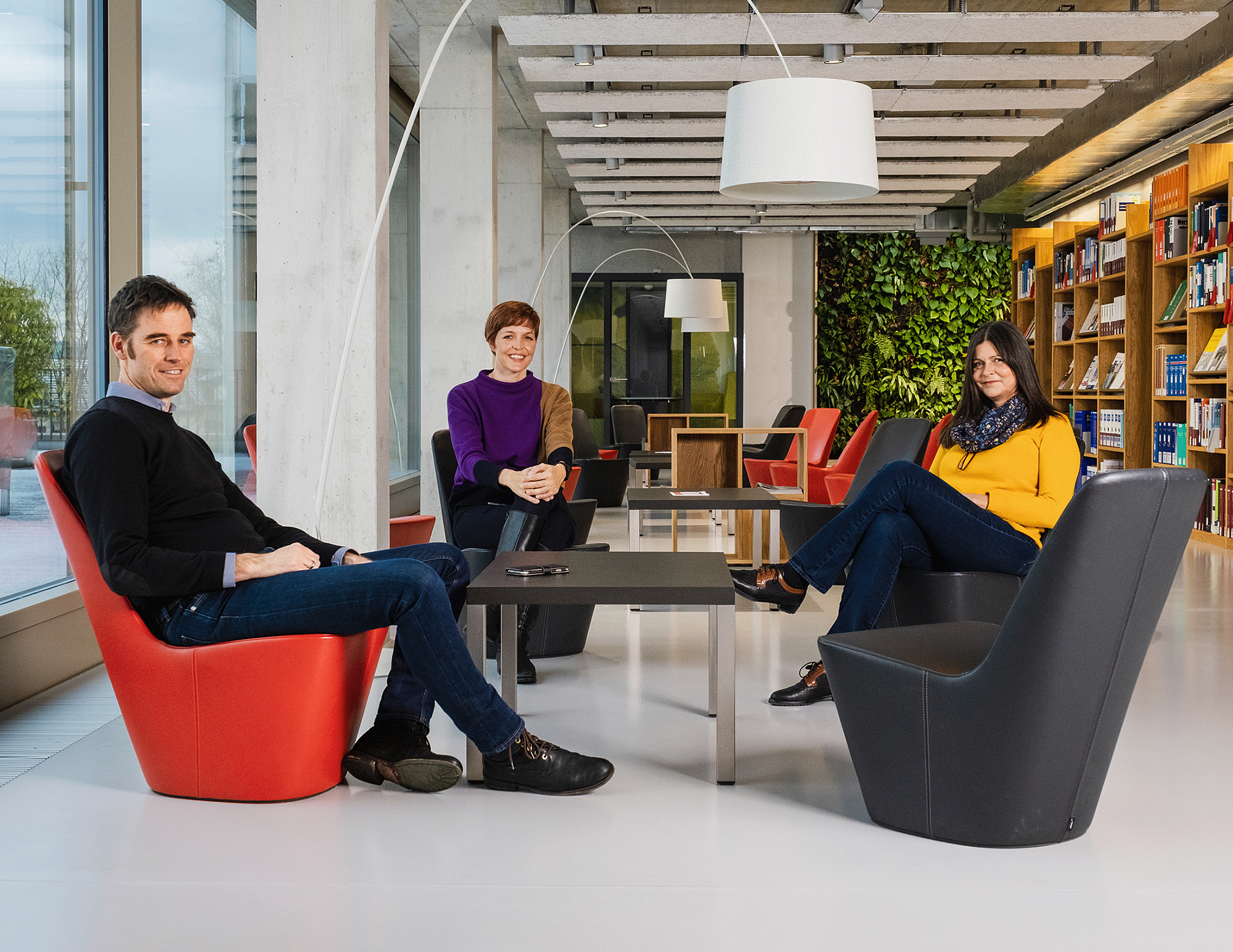 Verena Gafner, Alexander Mion und Simone Ferbitz