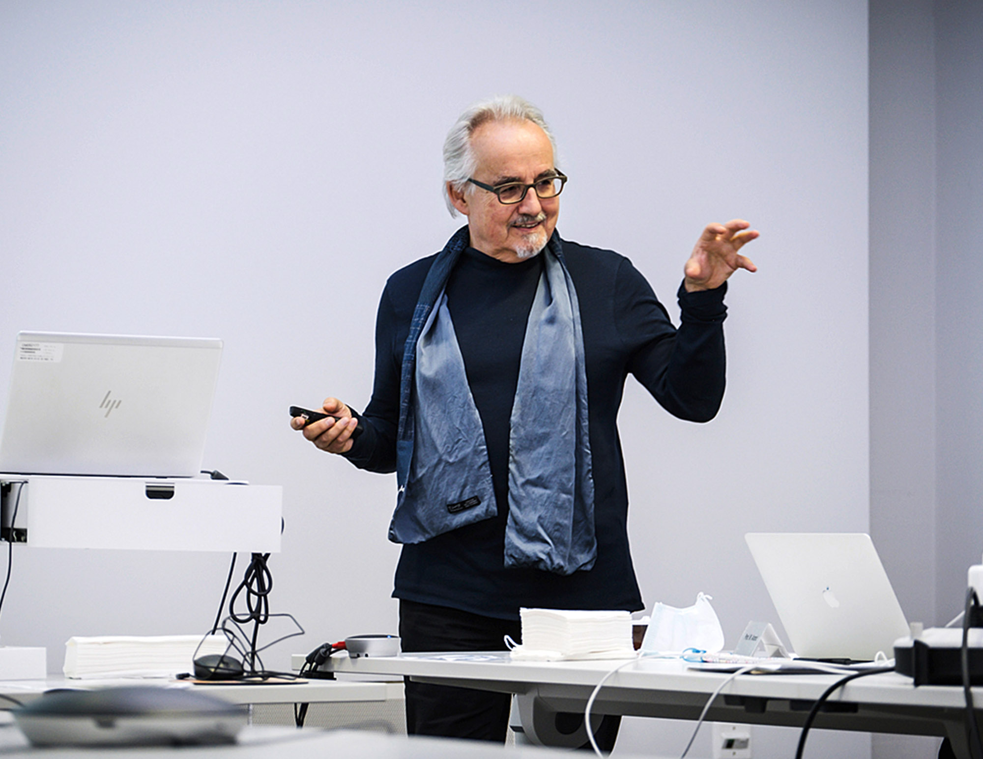 Thomas Cerny während einer Präsentation