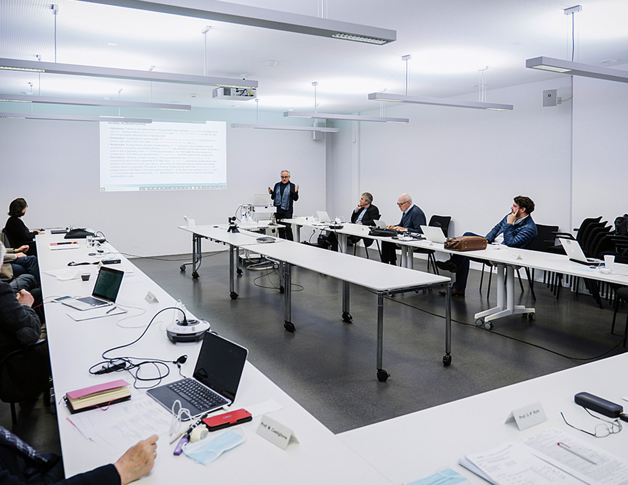 Thomas Cerny während einer Präsentation